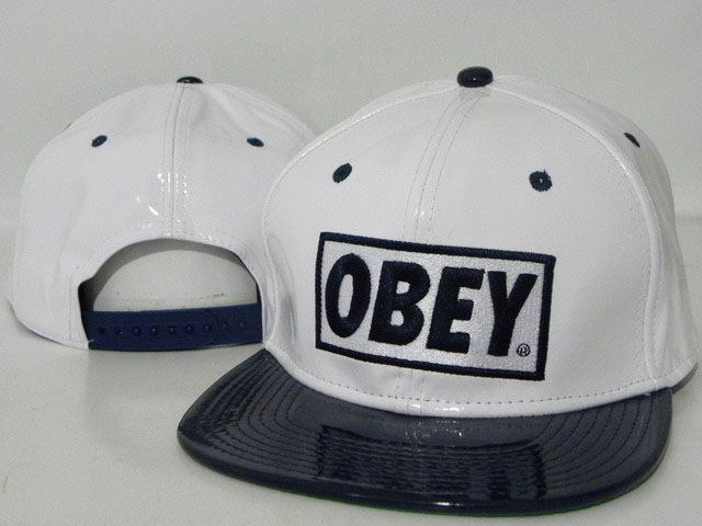 OBEY Snapback leather Hat DD07